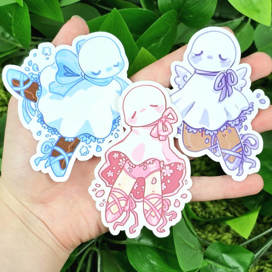 Ballerina Ghost Stickers!
