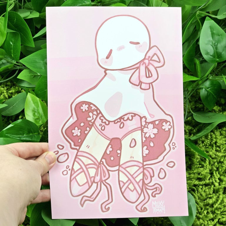 Ballerina Ghost Prints!