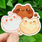 Donut Frog Stickers!