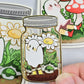 Daisy Ghost In A Jar Enamel Pin