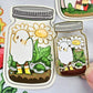 Daisy Ghost In A Jar Enamel Pin