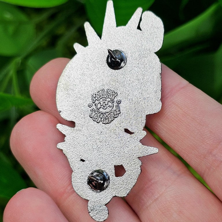 Chess Punk Skull Enamel Pin!