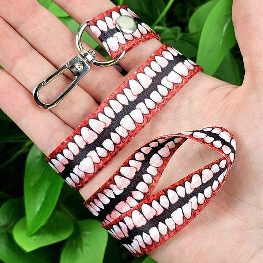 Creepy Teeth Lanyard!