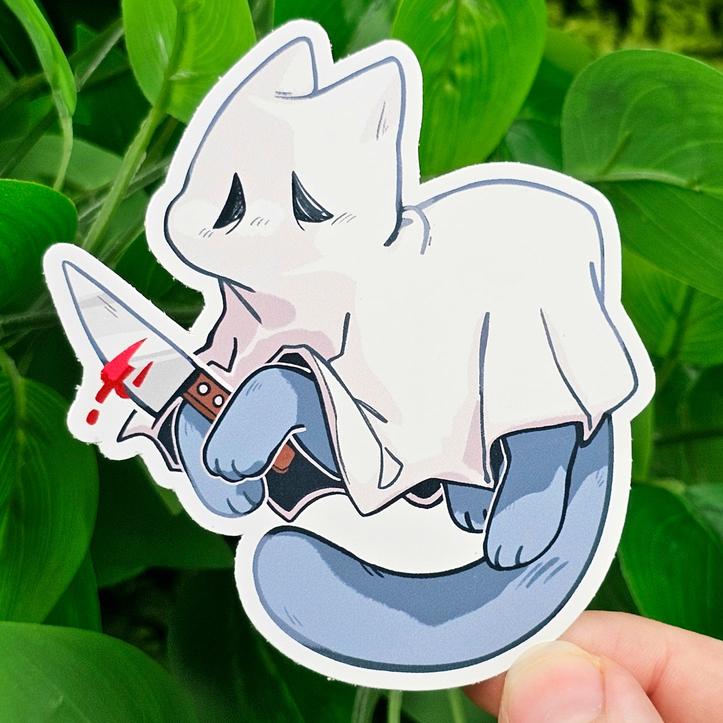 Creepy Cat Stickers!