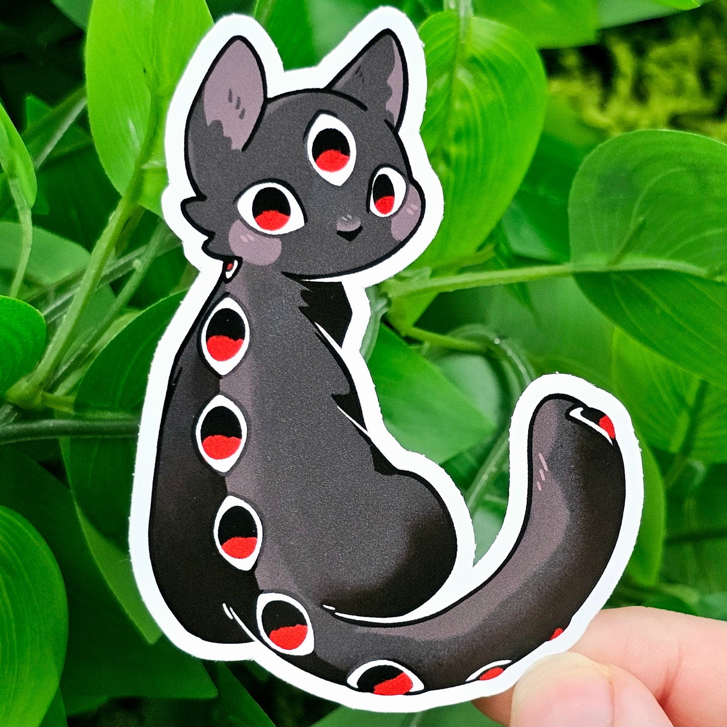 Creepy Cat Stickers!