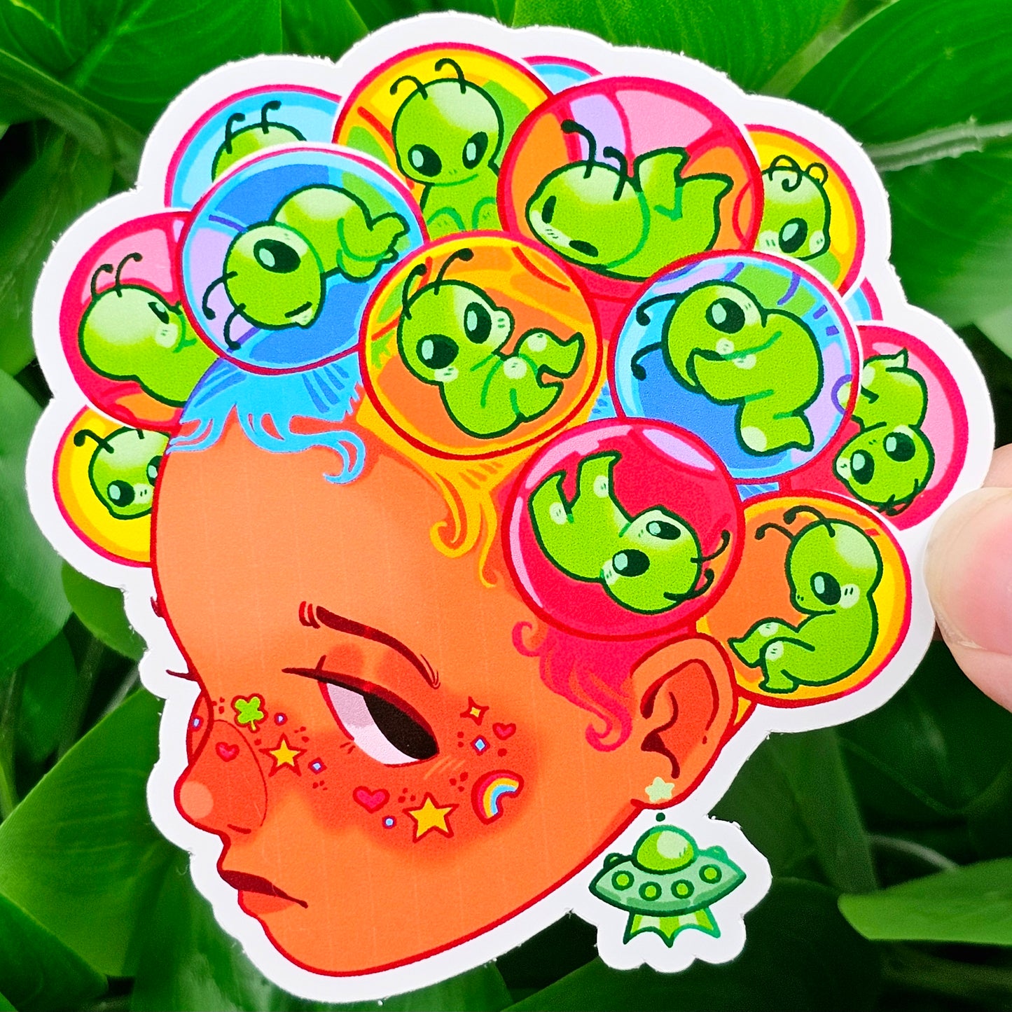 Cute Weirdcore Girl Stickers!