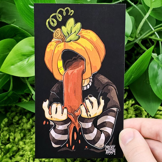 Gore Pumpkin Head Version 2 Mini Prints!