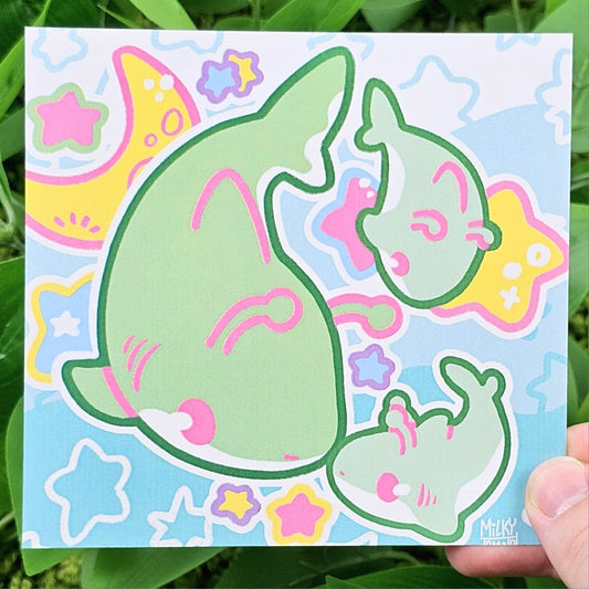 Alien Shark Mini Prints!