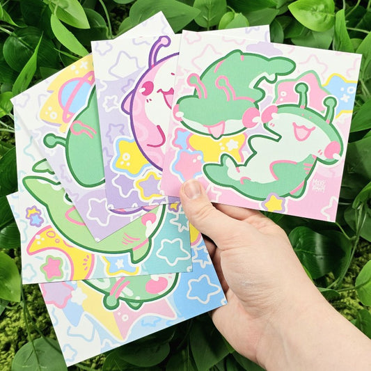 Alien Shark Mini Prints!
