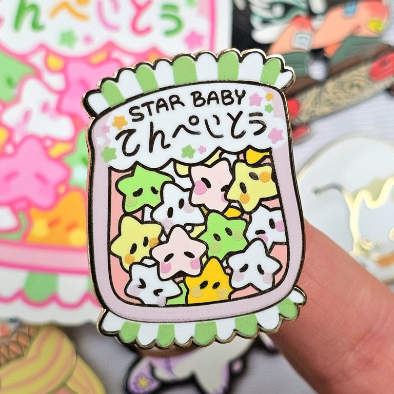 Pastel Star Baby Candy Bag Enamel Pin