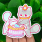 Cute Clown Cat Stickers!