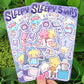 Sleepy Star Baby Sticker Sheet!