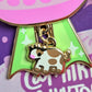 Alien Dangle Earrings Pink!