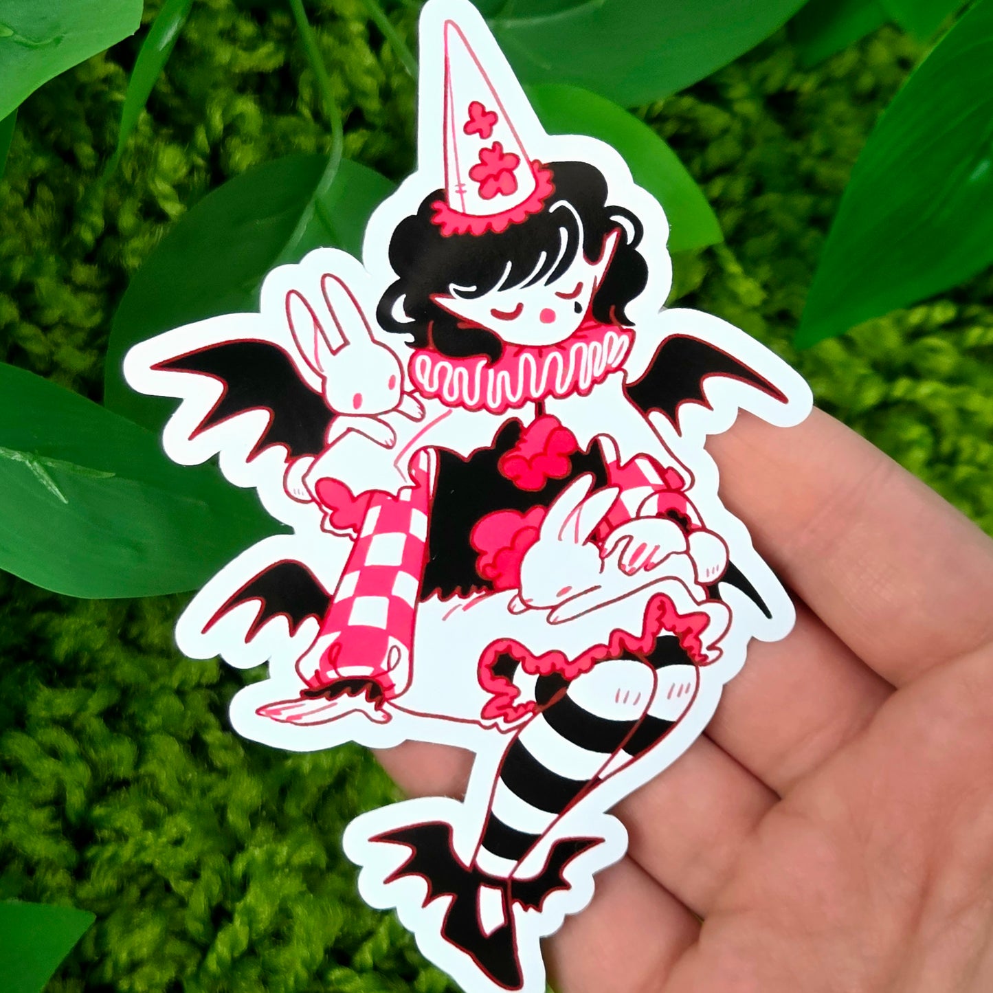 Vampire Clown Girl Stickers!