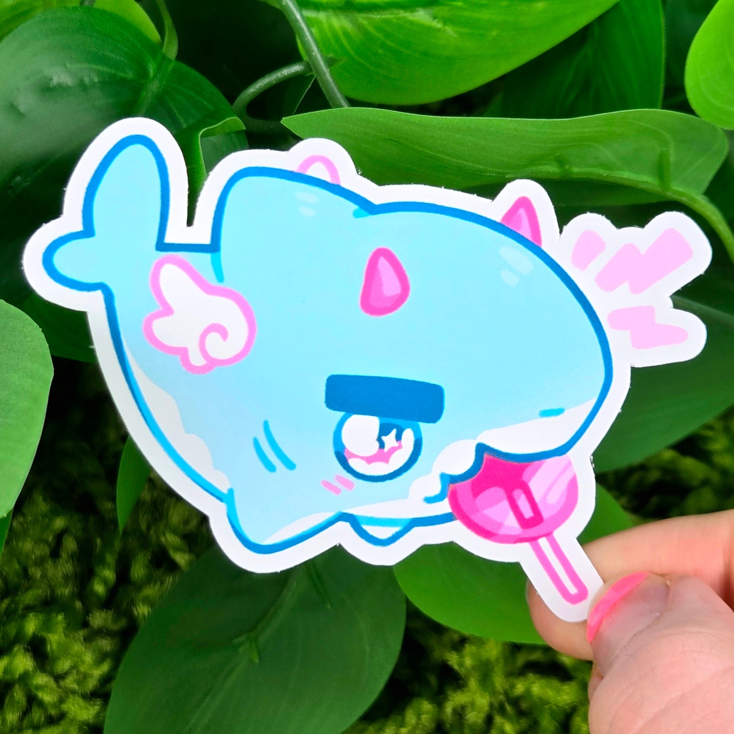 Cute Angel Devil Shark Stickers!