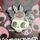 Mothman Skull Enamel Pin!