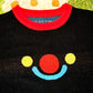 Black Silly Clown Sweater