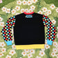 Black Silly Clown Sweater