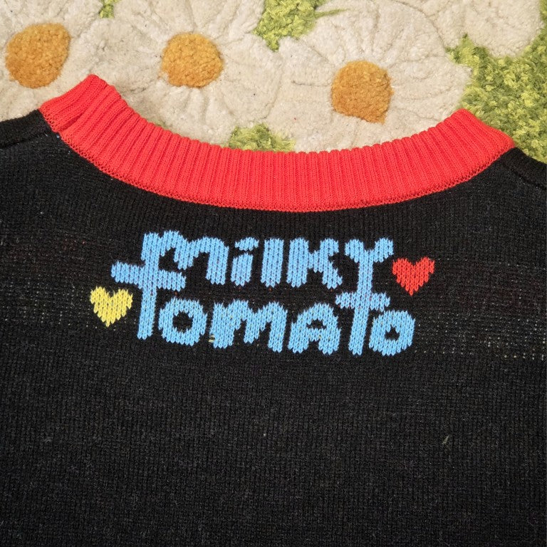 Black Silly Clown Sweater