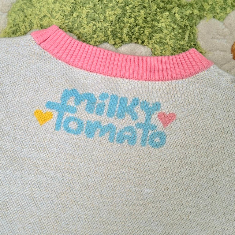 White Silly Clown Sweater