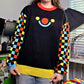 Black Silly Clown Sweater