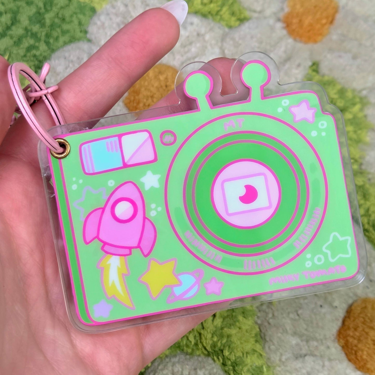 Cute Alien Camera Keychain!