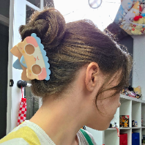 Cat Clown Hair Clip!