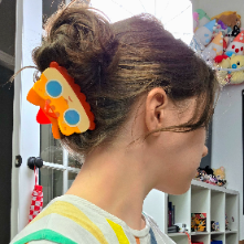 Cat Clown Hair Clip!