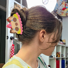Cat Clown Hair Clip!