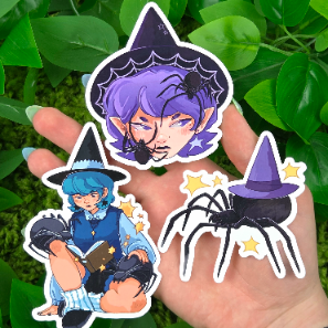Witch Girl Stickers!