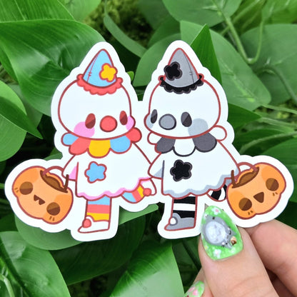 Cute Costume Ghosts Stickers!