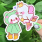 Cute Costume Ghosts Stickers!