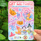 Cat Witch Collab Sticker Sheets!