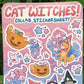 Cat Witch Collab Sticker Sheets!