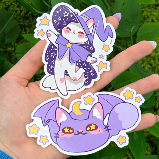 Cat Witch Collab Stickers!