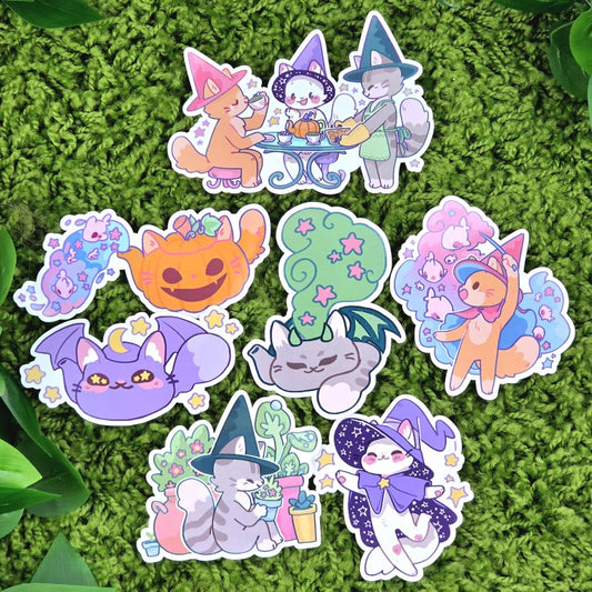 Cat Witch Collab Stickers!