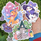 Cat Witch Collab Stickers!