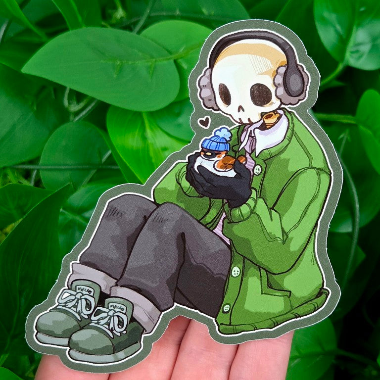 Sweater Skeletons Stickers!