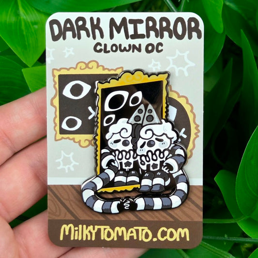 Dark Mirror Clown Enamel Pin!