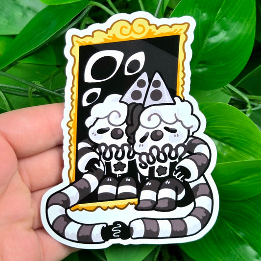 Dark Mirror Clown Sticker!