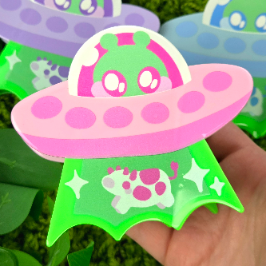 Alien Hair Clips!