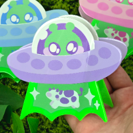 Alien Hair Clips!