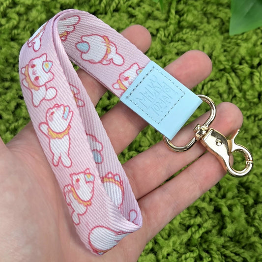 Dilly and Dallying Clown Cat Wrist Lanyard!