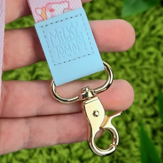 Dilly and Dallying Clown Cat Wrist Lanyard!