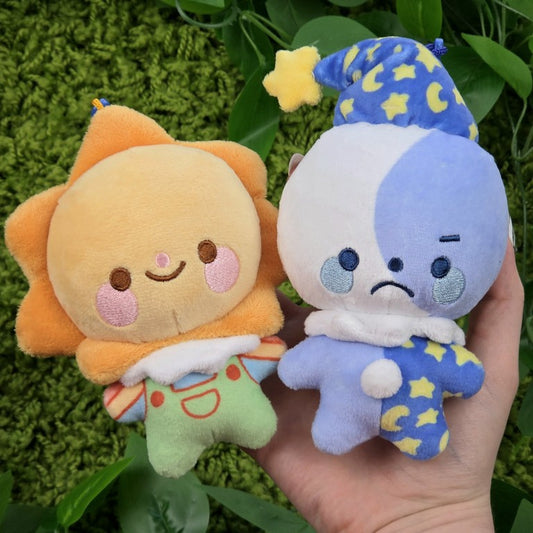 Eggy and Claude Sun and Moon Plushie Collab with Time and Fables!