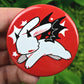 Demon Bunny Large Buttons!