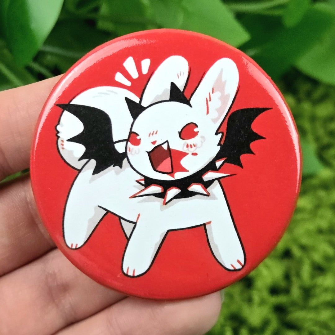 Demon Bunny Large Buttons!