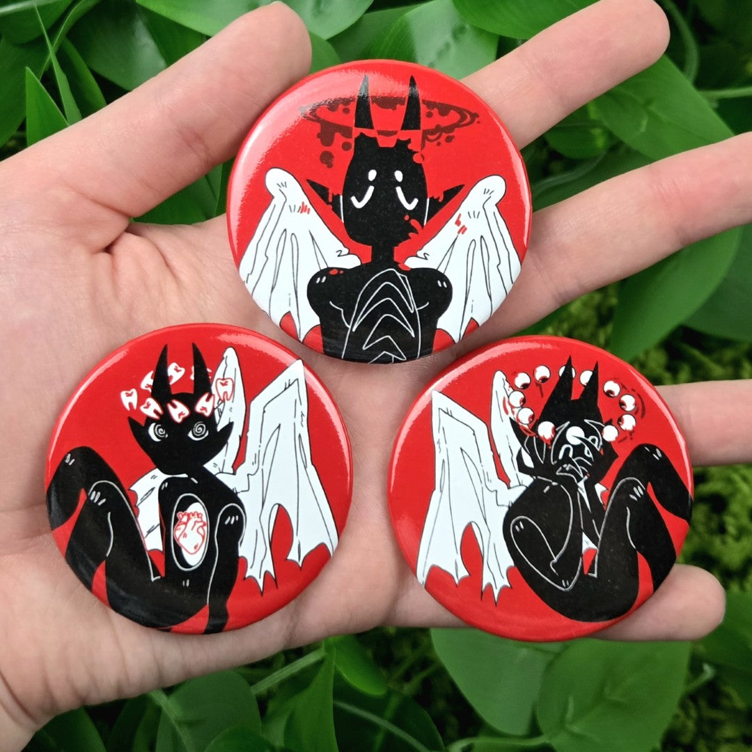 Gore Angel Large Buttons!