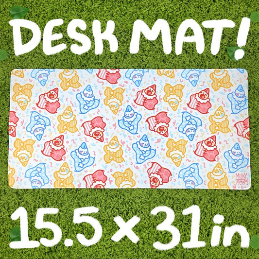 Little Clown Pattern Desk Mat!