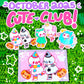 October Cute Sticker Club